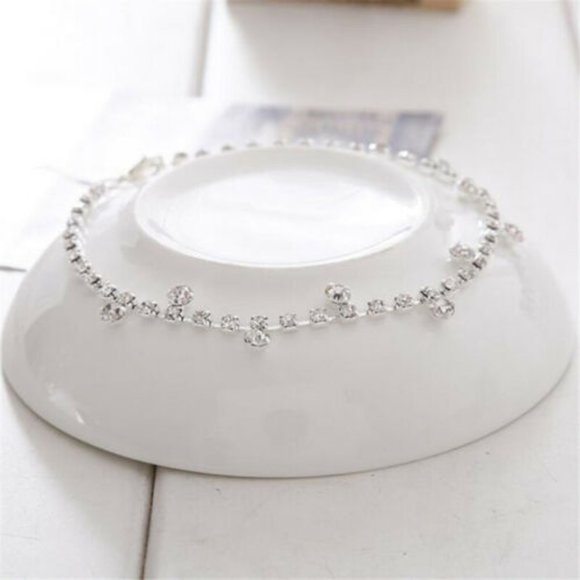 Women's Sexy Crystal Diamond Anklet Ankle Bracelet - Picture 4 of 11